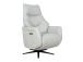 Nojatuoli DAYANA sähköinen lepotuoli 74x84xH115cm, beige nahkaa