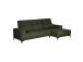 Kulmasohva DARLA PN 281,5x97,5/161xH104cm, tummanvihreä