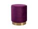 Tambour LA PERLA, D35xH42cm, päällisen materiaali: samettikangas, väri: violetti