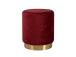 Tuba LA PERLA, D35xH42cm, päällisen materiaali: samettikangas, väri: punainen