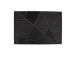 Pöytämatto TEXTILE 30x45cm, musta neliön muotoinen