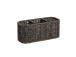 Topit BASILE 23x9xH10cm, tummanruskea