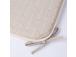 Tuolin suojus RETRO 39x39xH2,5cm, beige lehti
