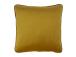 Tyyny VELVET 45x45cm, sinapinkeltainen, 100% polyesteri, kangas 317