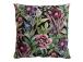 Tyyny HOLLY ROSE, 68x68cm, blooming nights/musta, 50% puuvilla, 50% polyesteri, kangas-330/289