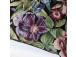 Tyyny HOLLY ROSE, 68x68cm, blooming nights/musta, 50% puuvilla, 50% polyesteri, kangas-330/289