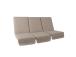 Keinutyynyt MONTREAL 114x52x9cm / 3kpl, beige