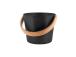 Saunakauha RENTO BLACK, 5L, alumiini/bambu