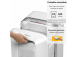 Paperisilppuri FELLOWES LX201 Micro-Cut 12 arkkia valkoinen runko (mikropalat)