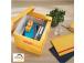 Pahvilaatikko kannella 320x310x360mm LEITZ Cozy Click & Store keltainen