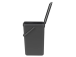 Roskakori 16L kannella BRABANTIA Sort & Go, harmaa