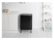 Roskakori BRABANTIA Bin Hi, roskakori jaloissa 2x30L, musta