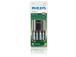 Laturi PHILIPS + 4 x AAA 800 mAh