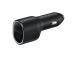 SAMSUNG Duo autolaturi, USB-A, USB-C, 25 W + 15 W, musta - Autolaturi