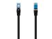 HAMA verkkokaapeli, CAT-6a, 10 Gbit/s, S/FTP-suojattu, 3 m, musta - Ethernet-kaapeli