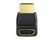 Avinity High Speed HDMI 90°, kullattu, musta - Adapterit