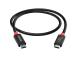 Hama USB-C/USB-C, USB 4.0, 20 Gbit/s, 5 A, 240 W, 2 m - latauskaapeli