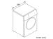 Bosch Series 6, 9 kg, syvyys 59 cm, 1400 kierrosta minuutissa, harmaa - Kannettava pesukone