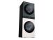 LG, 12 kg + 10 kg, syvyys 66 cm, 1400 rpm, beige/vihreä - Pesukone + kuivausrumpu - Pyykinpesukone + kuivausrumpu