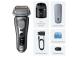 Braun Series 9 Pro+ Wet & Dry, 6-osainen SmartCare-keskus ja PowerCase-matkalaukku, tummanharmaa - Pardel