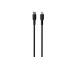 Puro SOFT, USB-C, Lightning, 1,5 m, musta - Kaapeli