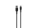 Puro Soft, USB-A / USB-C, 1,5 m, musta - Kaapeli