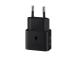 Samsung, USB-C, 25 W, musta - Virtalähde ja USB-C-kaapeli