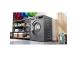 Bosch Series 6, 9 kg, syvyys 59 cm, 1400 kierrosta minuutissa, harmaa - Kannettava pesukone