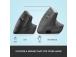 Logitech Lift Vertical Ergonomic Mouse, äänetön, vaaleanpunainen - Langaton optinen hiiri