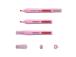 Tekstitussi ERICH KRAUSE Liquid Visioline V-14, pastelli pinkki