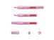 Tekstitussi ERICH KRAUSE Liquid Visioline V-14, pastelli pinkki